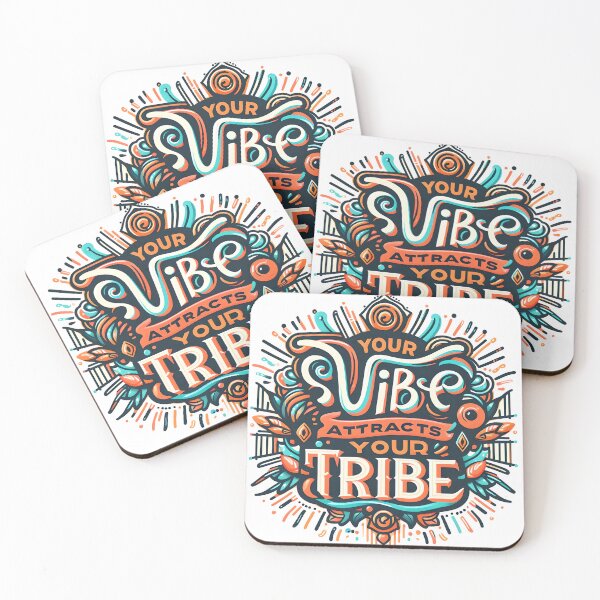 Item preview, Your vibe attracts your tribe, typography designed and sold by maxmaj.