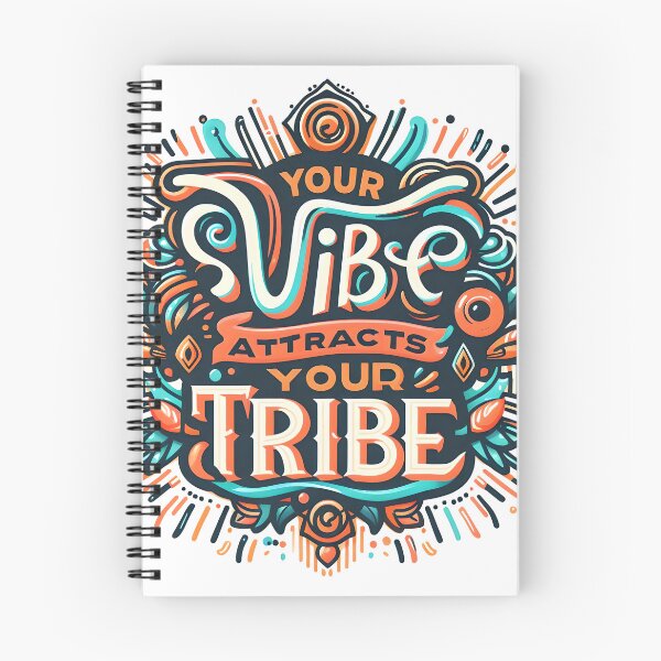 Item preview, Your vibe attracts your tribe, typography designed and sold by maxmaj.