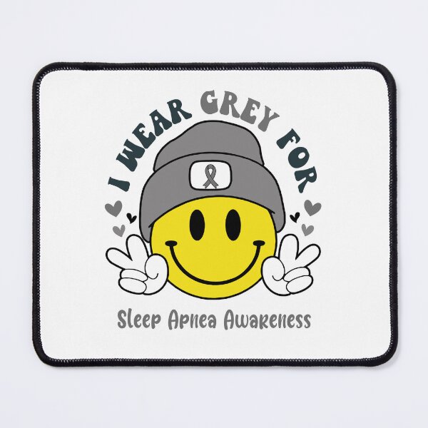 Item preview, I Wear Grey For Sleep Apnea Awareness, Sleep Apnea Awareness Month designed and sold by KatMercerr.