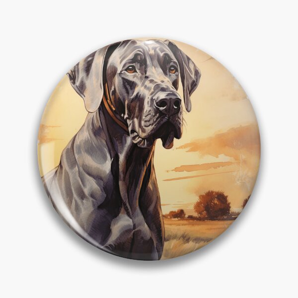 Item preview, Black Great Dane Illustration designed and sold by TheAnimalZ00.