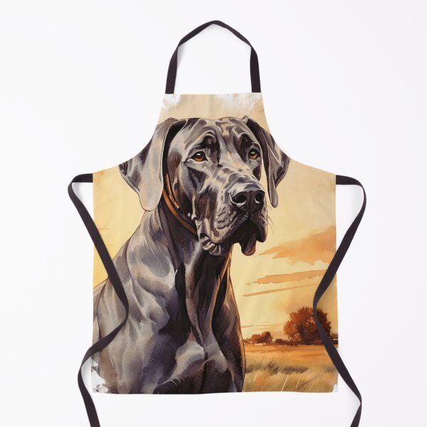 Item preview, Black Great Dane Illustration designed and sold by TheAnimalZ00.