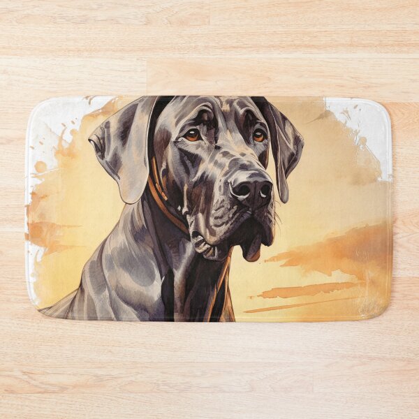 Item preview, Black Great Dane Illustration designed and sold by TheAnimalZ00.
