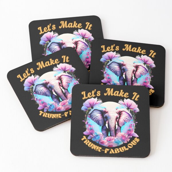 Item preview, Let's Make It Trunk-Fabulous. funny elephant designed and sold by ElephantVibes.