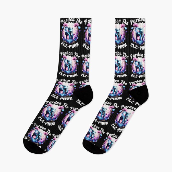 Item preview, Pardon The Ele-Phun. watercolor elephant designed and sold by ElephantVibes.