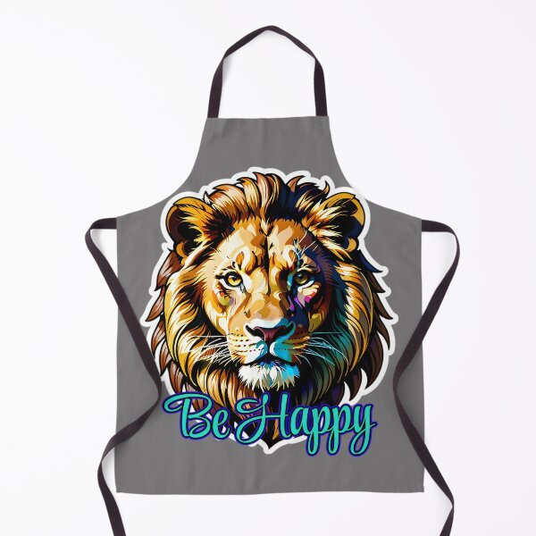 Item preview, A Majestic Lion - Be Happy Quote designed and sold by TheArtOfPat.