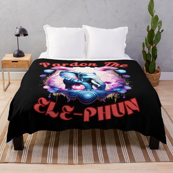 Item preview, Pardon The Ele-Phun. elephant saying designed and sold by ElephantVibes.