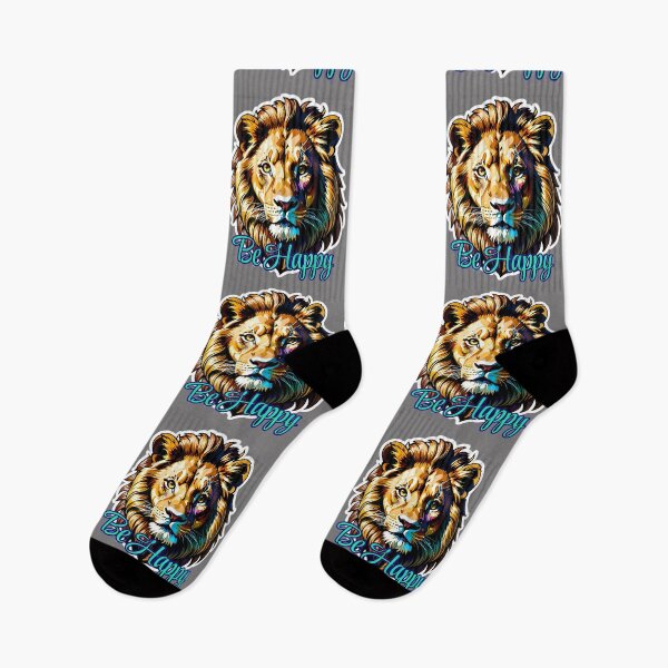 Item preview, A Majestic Lion - Be Happy Quote designed and sold by TheArtOfPat.