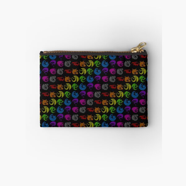 Item preview, Colorful Rainbow Emblem Signets on Black designed and sold by IncoherentFab.