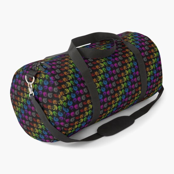 Item preview, Colorful Rainbow Emblem Signets on Black designed and sold by IncoherentFab.