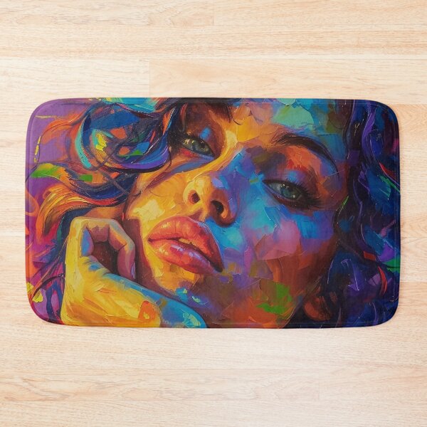 Item preview, Colored Woman Portrait designed and sold by Obsidian Ink by Wilshire.
