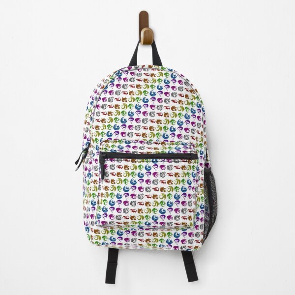 Item preview, Colorful Rainbow Emblem Signets on White designed and sold by IncoherentFab.