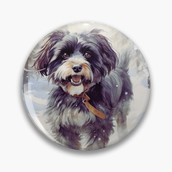 Item preview, Winter Snowy Havanese Dog designed and sold by TheAnimalZ00.