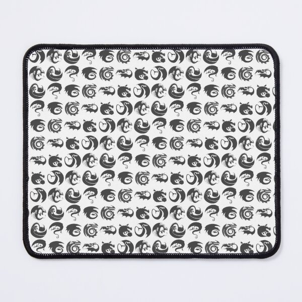 Item preview, Dark Emblem Signets on White designed and sold by IncoherentFab.