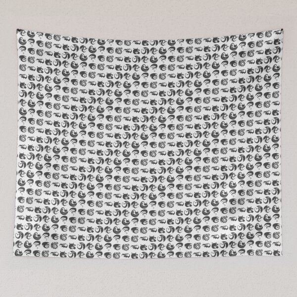 Item preview, Dark Emblem Signets on White designed and sold by IncoherentFab.