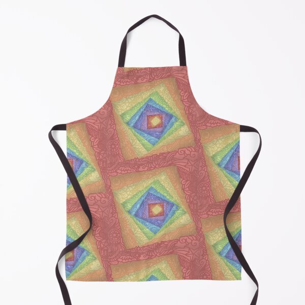 Item preview, TURNING MANDALA SQUARE designed and sold by ulricateodoro.