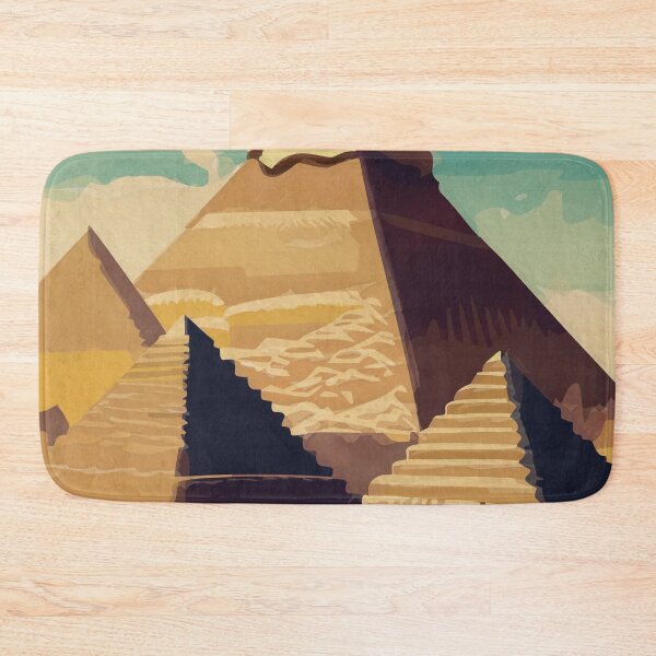 Item preview, Pyramids of Giza Egyptian Landscape Travel Art designed and sold by TheJoeyStudio.
