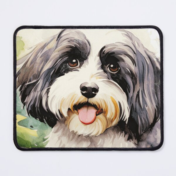 Item preview, Cute Havanese Floral Illustration designed and sold by TheAnimalZ00.