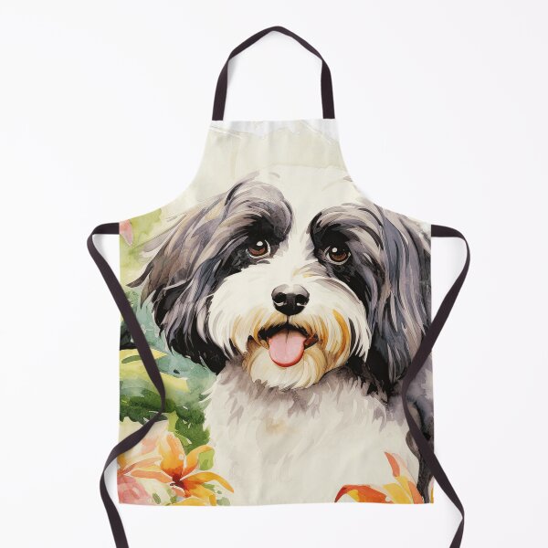 Item preview, Cute Havanese Floral Illustration designed and sold by TheAnimalZ00.
