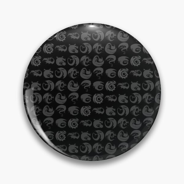 Item preview, Dark Emblem Signets on Black designed and sold by IncoherentFab.