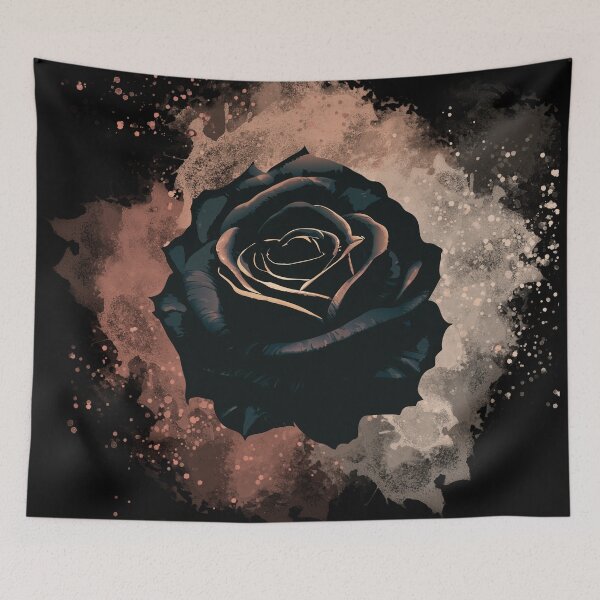 Item preview, Black and Gold Rose  designed and sold by Pixiejim.