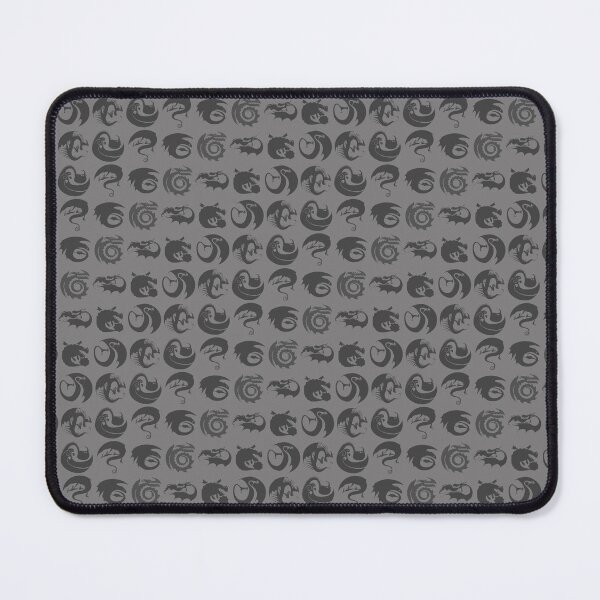 Item preview, Dark Emblem Signets on Gray designed and sold by IncoherentFab.