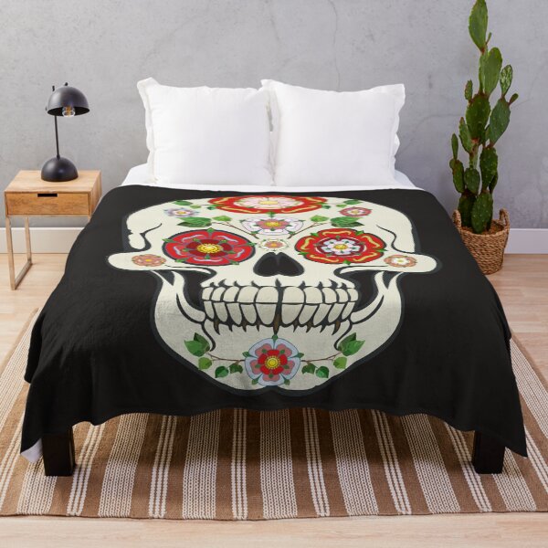 Item preview, Lancashire Rose Sugar Skull designed and sold by DawnOTheShed.