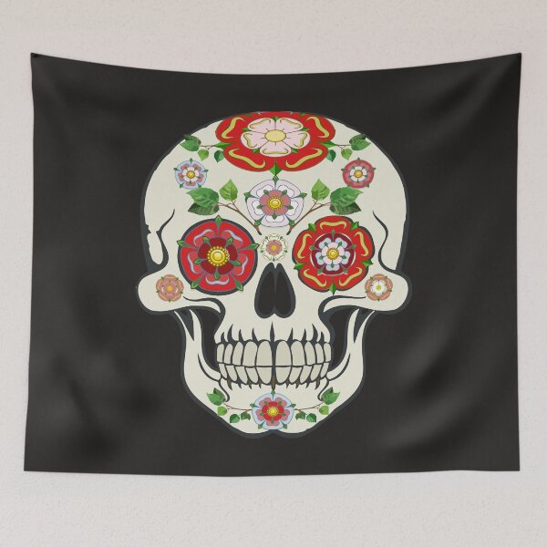 Item preview, Lancashire Rose Sugar Skull designed and sold by DawnOTheShed.