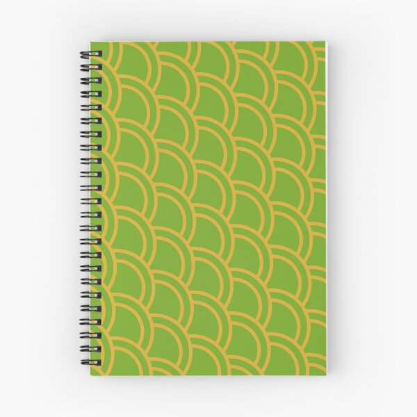 Item preview, Green Canvas Mustard Double Arch Scales Boundless Decor designed and sold by Alchemy-A-La-G.