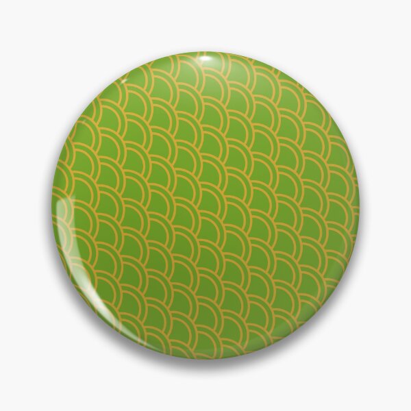 Item preview, Green Canvas Mustard Double Arch Scales Boundless Decor designed and sold by Alchemy-A-La-G.
