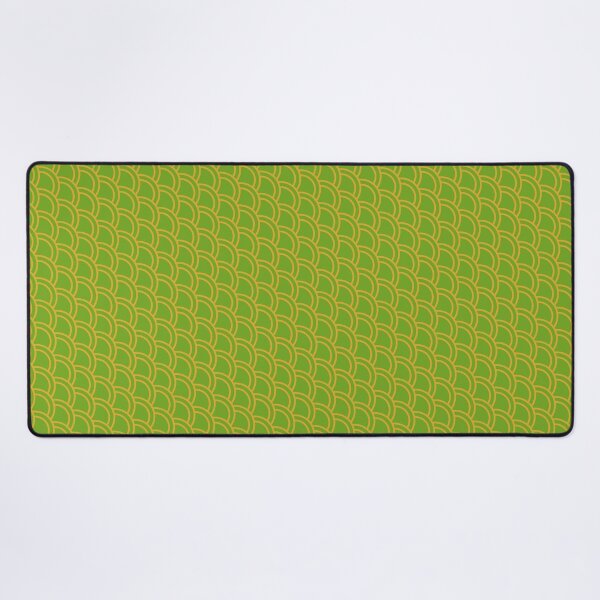 Item preview, Green Canvas Mustard Double Arch Scales Boundless Decor designed and sold by Alchemy-A-La-G.