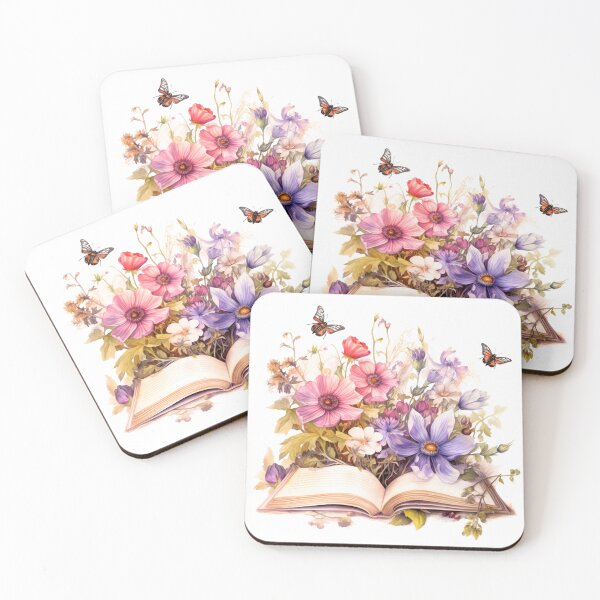 Item preview, Book with Wildflowers and butterflies designed and sold by Monsweetpea.
