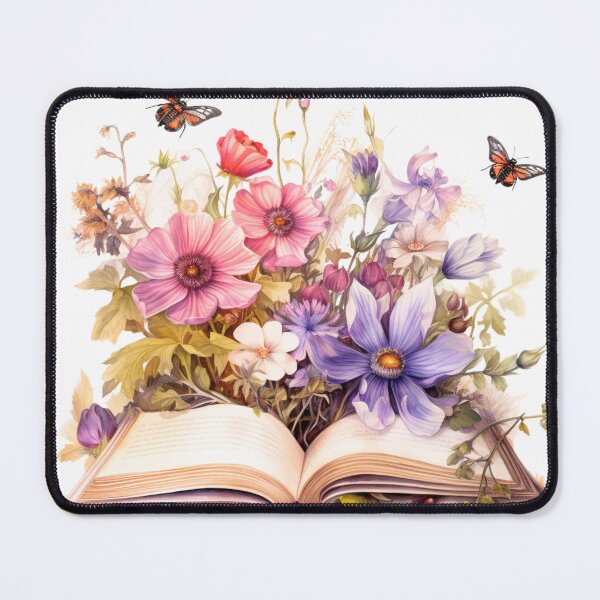 Item preview, Book with Wildflowers and butterflies designed and sold by Monsweetpea.