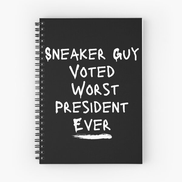 Item preview, Sneaker Guy Worst President Vote Blue Democratic Political Design designed and sold by EarthArtDesigns.