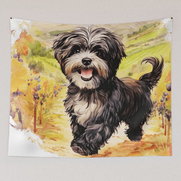 Item preview, Watercolor Havanese Illustration designed and sold by TheAnimalZ00.