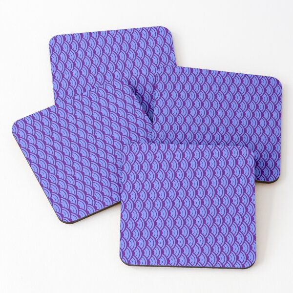 Item preview, Purple Canvas Blue Dotted Arch Scales Boundless Decor designed and sold by Alchemy-A-La-G.