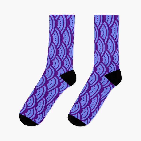 Item preview, Purple Canvas Blue Dotted Arch Scales Boundless Decor designed and sold by Alchemy-A-La-G.
