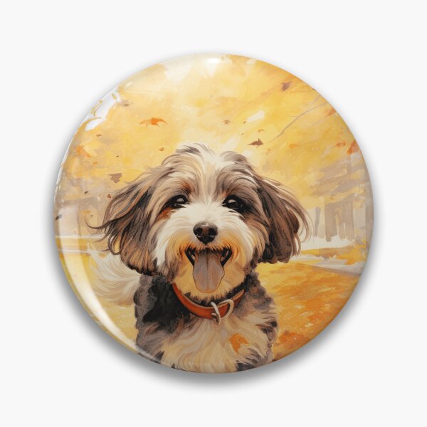Item preview, Cute Fall Havanese Dog designed and sold by TheAnimalZ00.