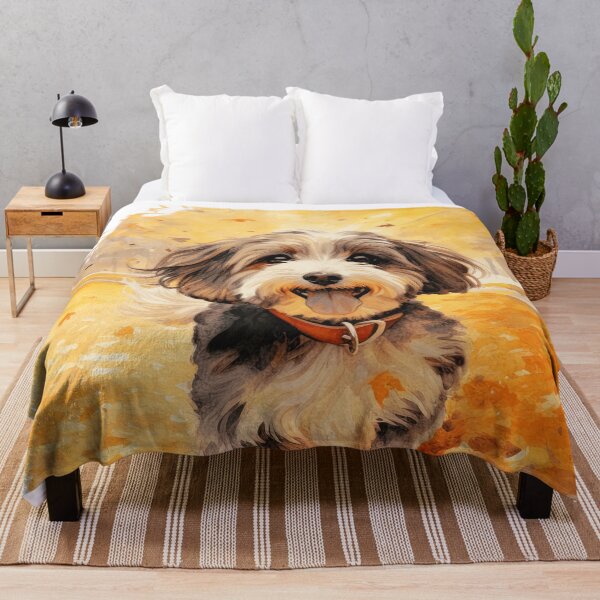 Item preview, Cute Fall Havanese Dog designed and sold by TheAnimalZ00.