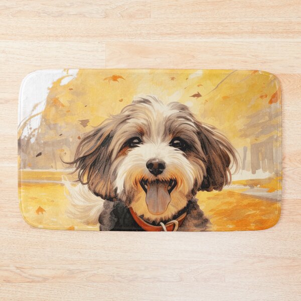 Item preview, Cute Fall Havanese Dog designed and sold by TheAnimalZ00.