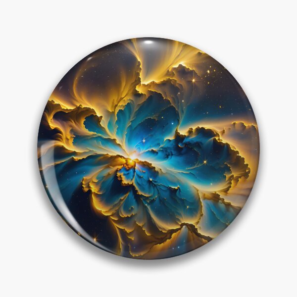 Artikelvorschau, Abstract Golden Nebula Pattern entworfen und verkauft von TheArtOfPat.