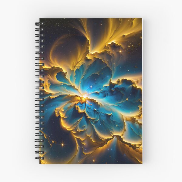 Item preview, Abstract Golden Nebula Pattern designed and sold by TheArtOfPat.