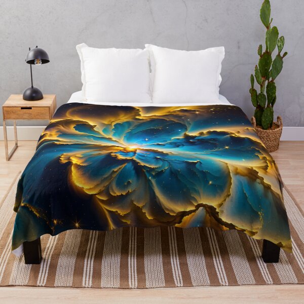 Item preview, Abstract Golden Nebula Pattern designed and sold by TheArtOfPat.