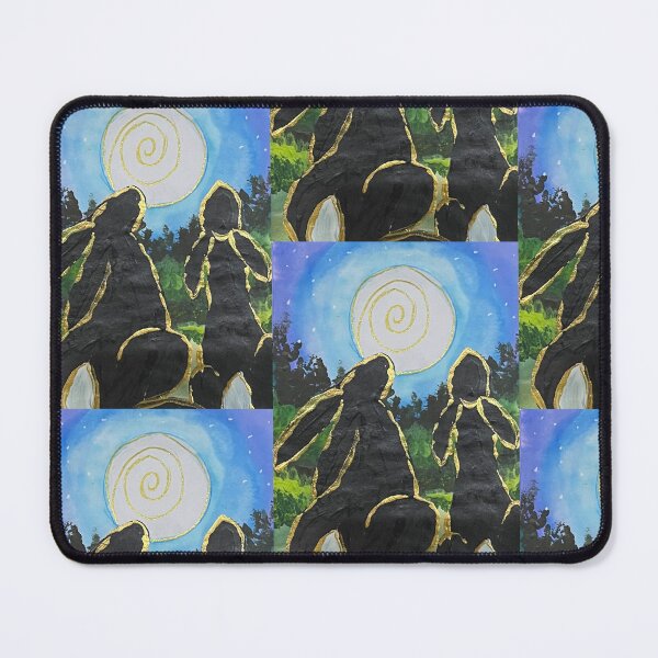 Item preview, Rabbits Under The Moon designed and sold by Ann Marie Olsen.