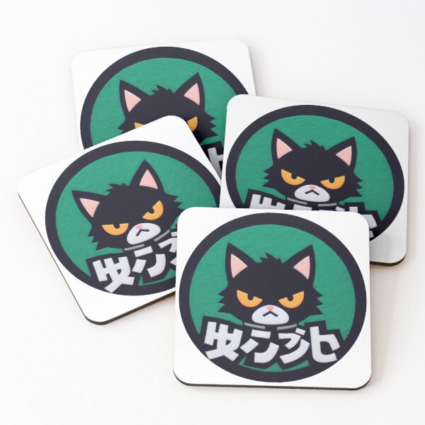 Item preview, Pop Kawaii Black Cat: Japanese Illustration designed and sold by GALUMARKET.