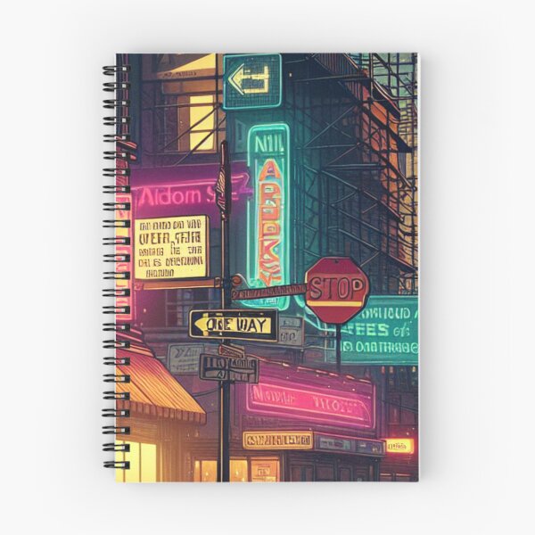 Item preview, Urban City Lofi Theme Cute Aesthetic Cute Lofi With Cityscape Street Lighting Signs Cars Shops designed and sold by LewaTahami.