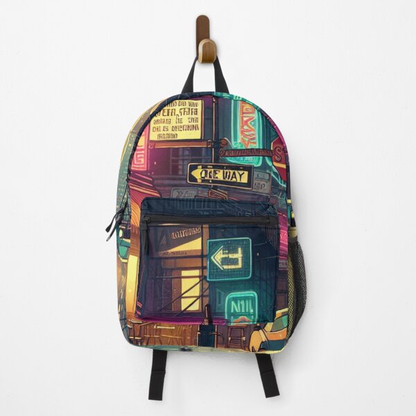 Item preview, Urban City Lofi Theme Cute Aesthetic Cute Lofi With Cityscape Street Lighting Signs Cars Shops designed and sold by LewaTahami.