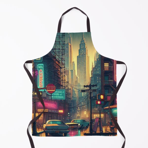 Item preview, Urban City Lofi Theme Cute Aesthetic Cute Lofi With Cityscape Street Lighting Signs Cars Shops designed and sold by LewaTahami.