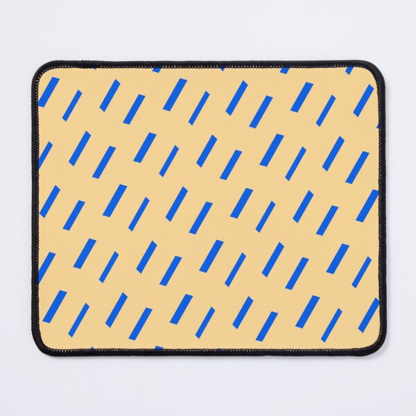 Item preview, Yellow Canvas Blue Parallel Vertical Lines Boundless Decor designed and sold by Alchemy-A-La-G.