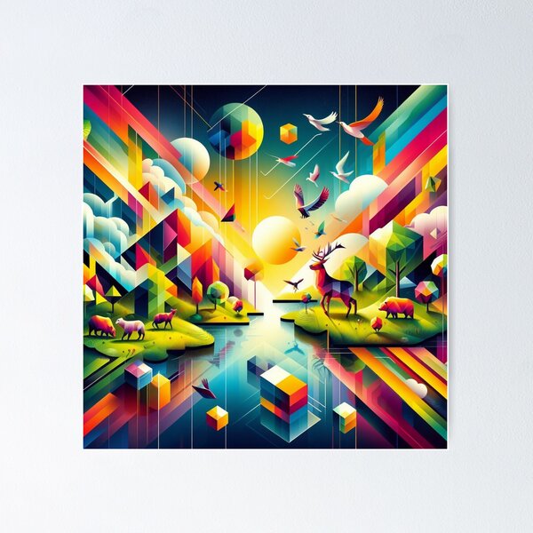 Item preview, Abstract Nature Painting - Modern Art for Your Home designed and sold by SicilianoPlus.
