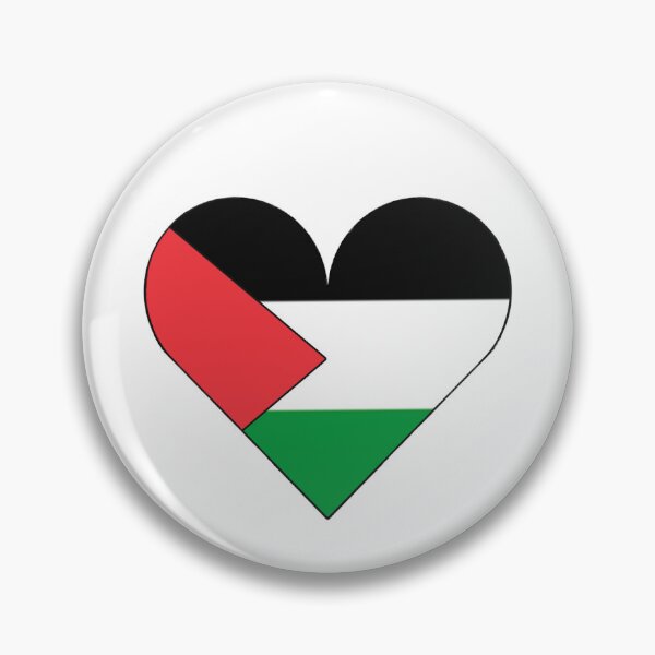 Item preview, Free Palestine Saturated Heart designed and sold by Aly's Art Shop.